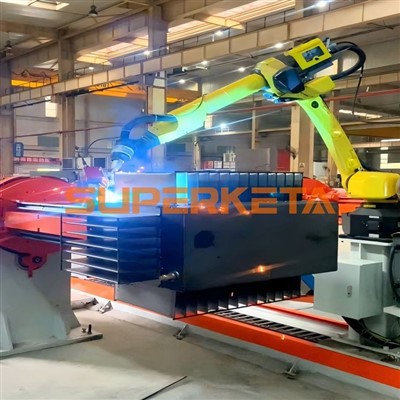 Robot Welding Solution For Square Corrugated Oil Tank
